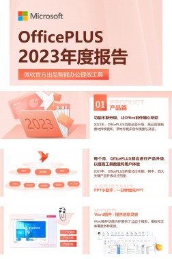 OfficePLUS 2023年终总结-PPT海报版